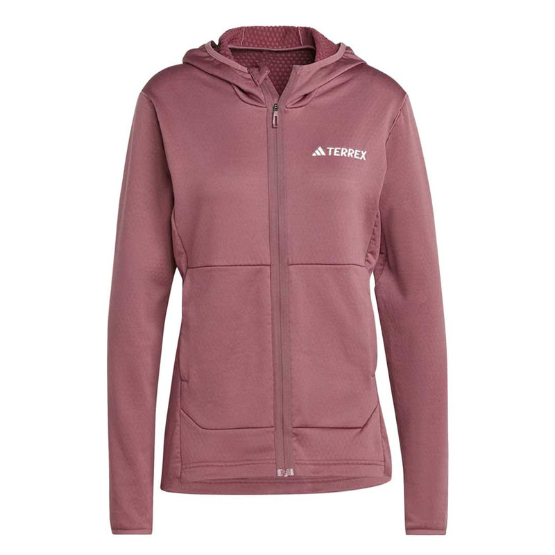 adidas - Women's Terrex Xperior Lightweight Fleece Hooded Jacket (IQ3726)