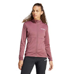 adidas - Women's Terrex Xperior Lightweight Fleece Hooded Jacket (IQ3726)