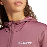 adidas - Women's Terrex Xperior Lightweight Fleece Hooded Jacket (IQ3726)