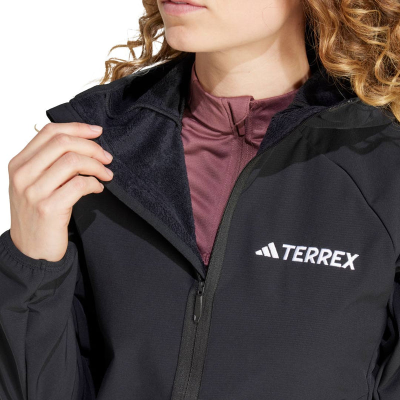 adidas - Women's Terrex Xperior Softshell Fleece Hooded Jacket (IW9438)