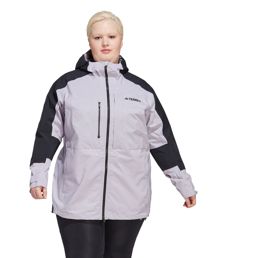 adidas - Women's Terrex Xploric Rain.RDY Hiking Jacket (Plus Size