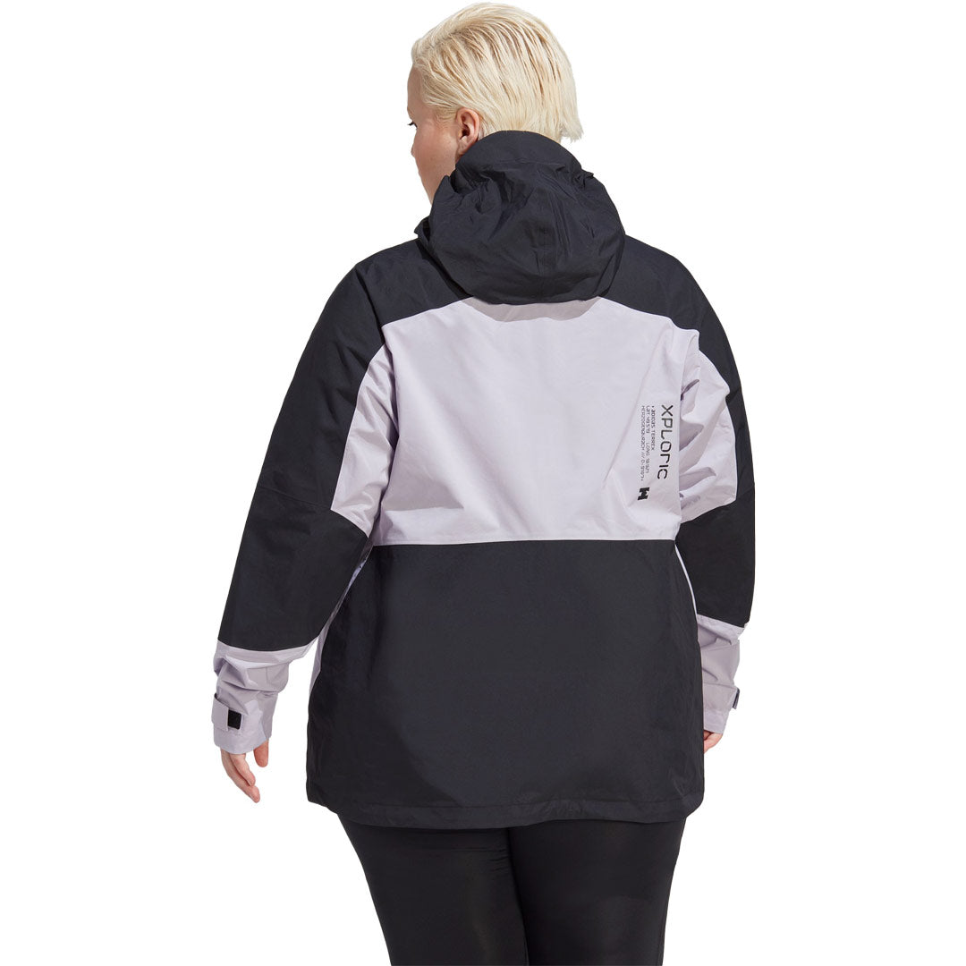 adidas - Women's Terrex Xploric Rain.RDY Hiking Jacket (Plus Size