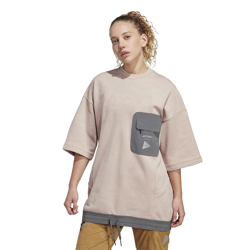 adidas - Women's Terrex x and Wander Fleece T-Shirt (HR7137)