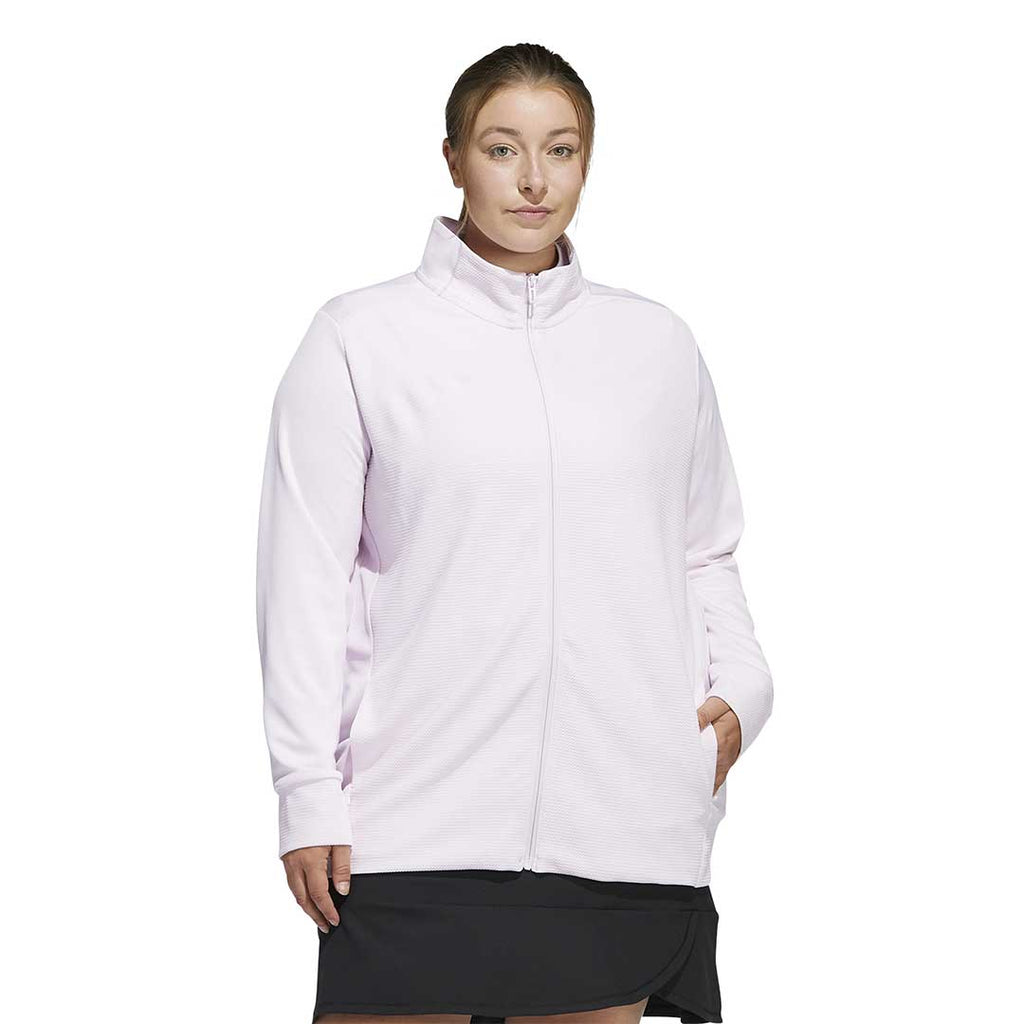 adidas - Veste texturée entièrement zippée pour femmes (H56490) 