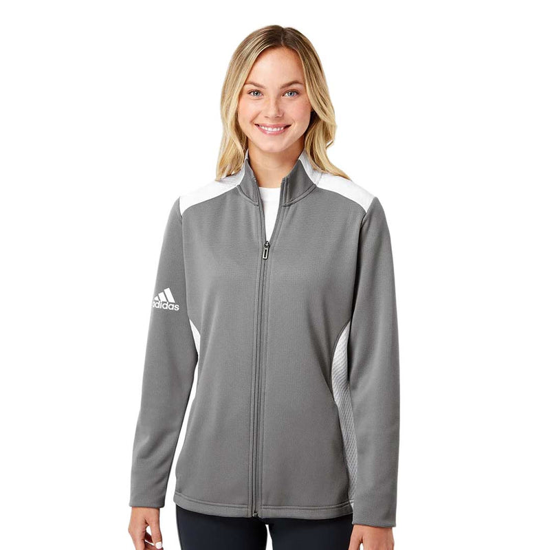 adidas - Women's Textured Full Zip Jacket (H51236)