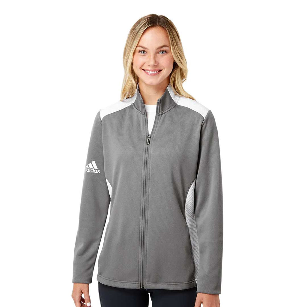 adidas - Women's Textured Full Zip Jacket (H51236)