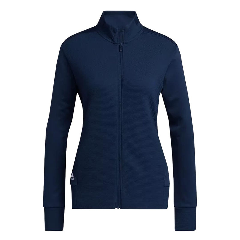 adidas - Women's Textured Full Zip Jacket (Plus Size) (IC3499)
