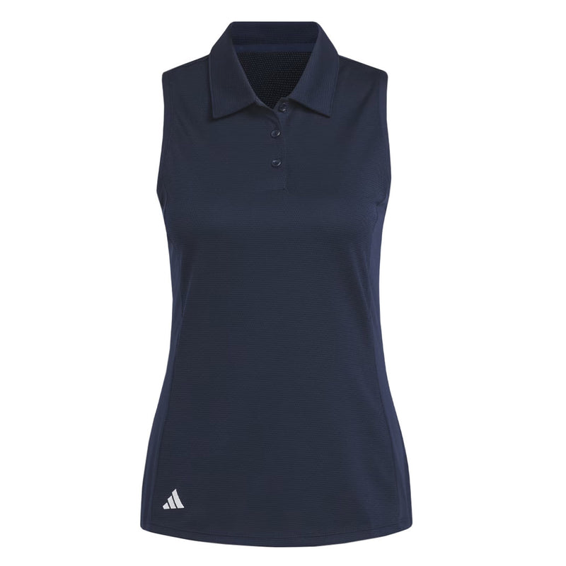 adidas - Women's Textured Sleeveless Golf Polo (HT1255)