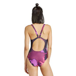 adidas - Women's Tie-Dyed Graphic V-Back Swimsuit (JX2304)