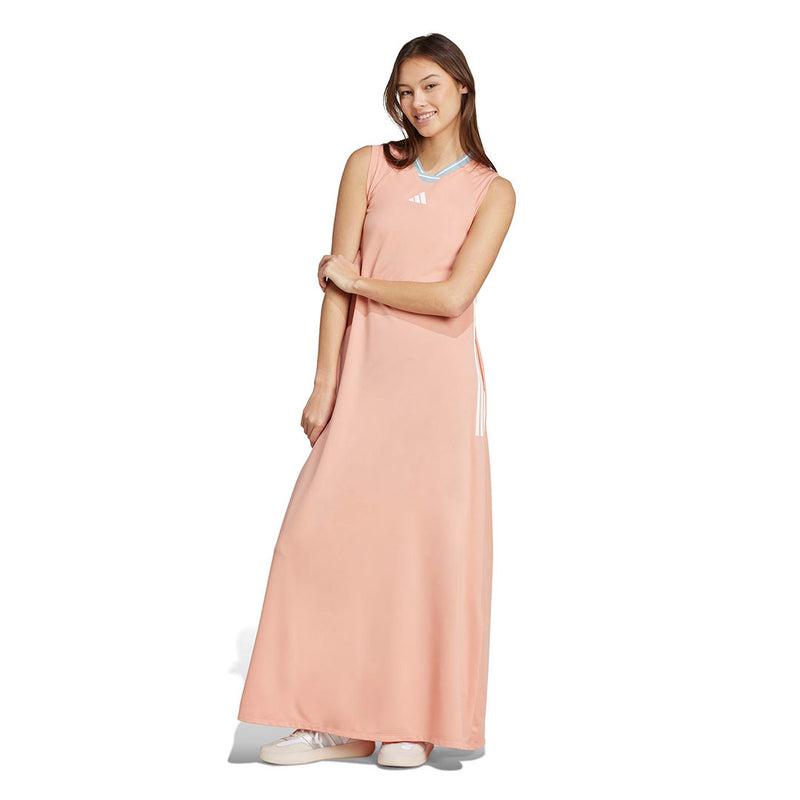 adidas - Women's Tiro Cut 3-Stripes Soft Mesh Long Dress (JC8201)