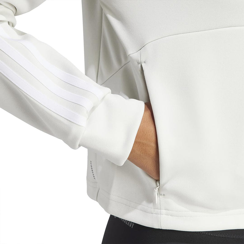 adidas - Veste de survêtement Train Essentials 3 bandes pour femme (HZ5616) 