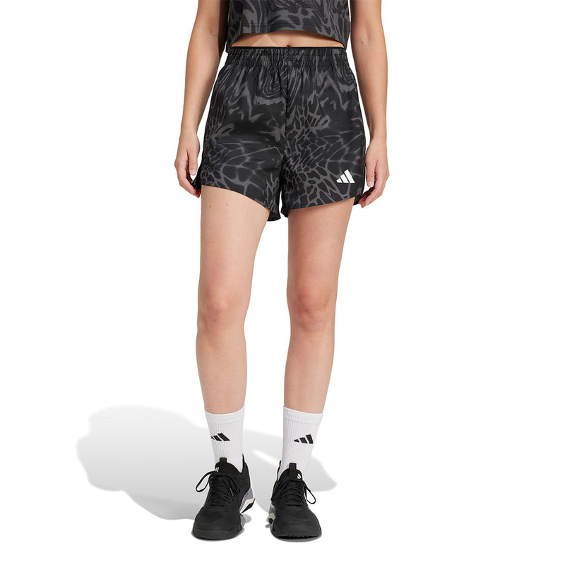 adidas - Women's Train Essentials Allover Print Workout Shorts (JE8685)