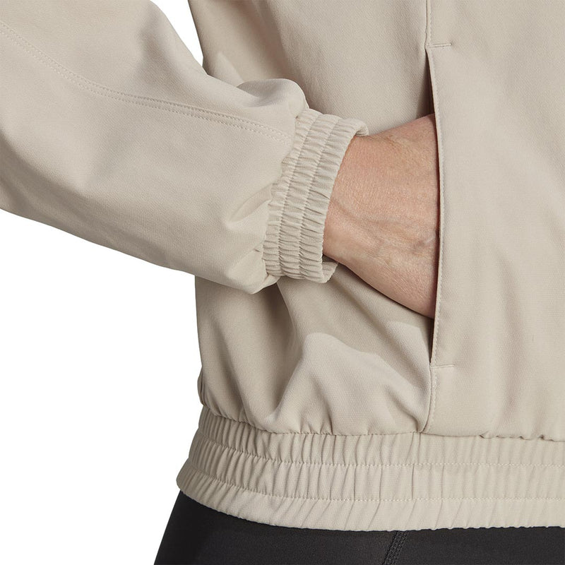 adidas - Veste de survêtement tissée Train Essentials 1/4 zippée pour femme (HZ5637) 