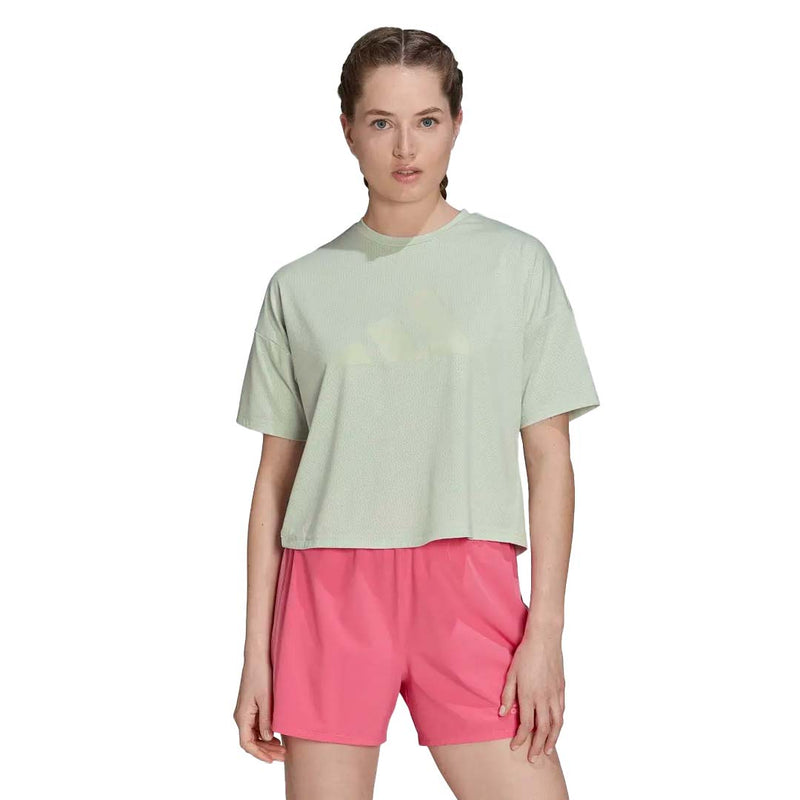 adidas - T-shirt à logo Train Icons 3 barres pour femme (HK6963) 
