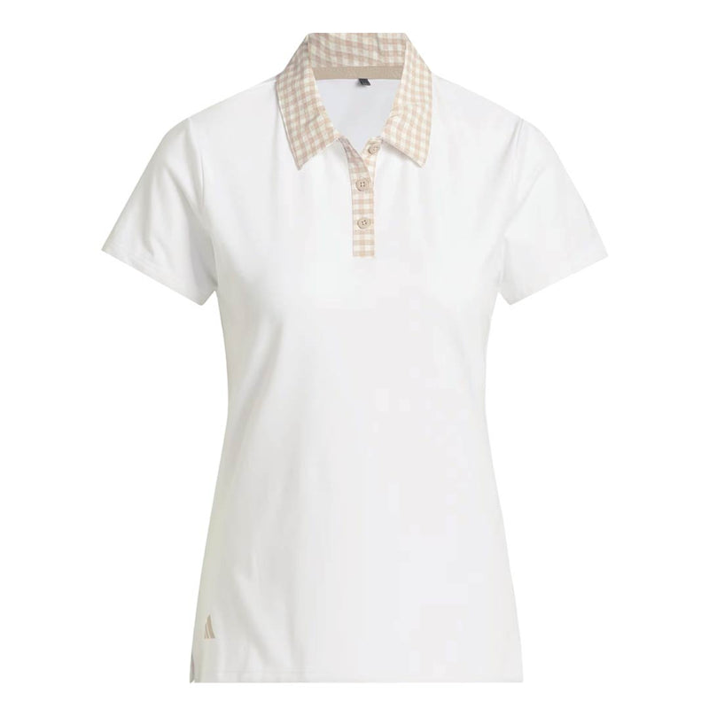 adidas - Women's Ultimate365 Gingham Short Sleeve Polo (JN8356)