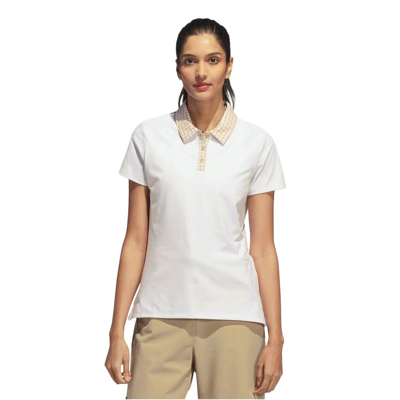 adidas - Women's Ultimate365 Gingham Short Sleeve Polo (JN8356)
