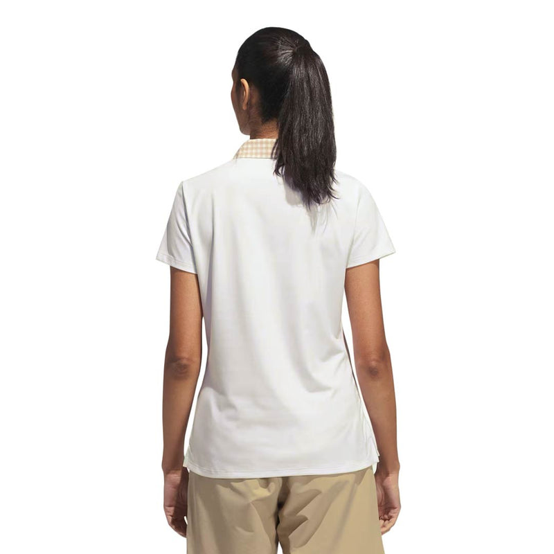 adidas - Women's Ultimate365 Gingham Short Sleeve Polo (JN8356)