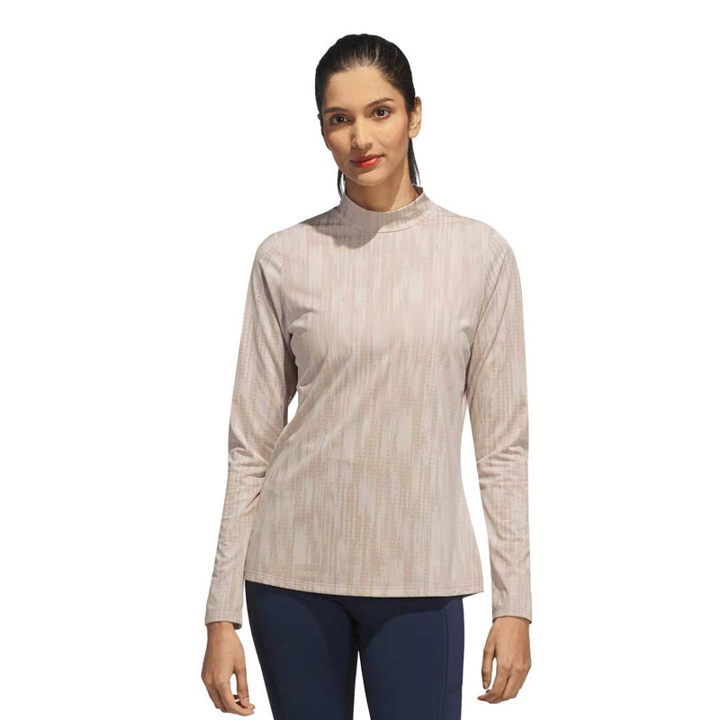 adidas - Women's Ultimate365 Jacquard Long Sleeve Mock Neck Top (JN8404)