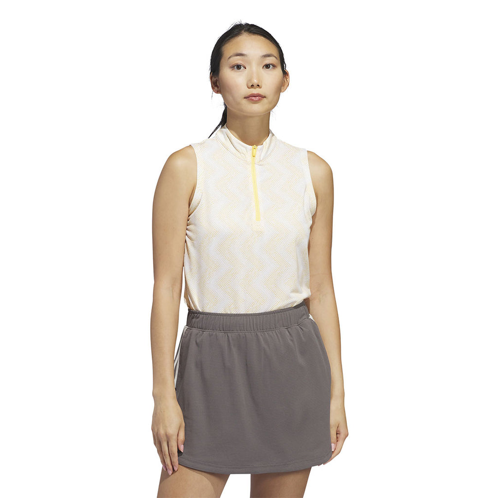 adidas - Women's Ultimate365 Ottoman Printed Sleeveless Polo (IP4232)