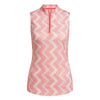 adidas - Women's Ultimate365 Ottoman Printed Sleeveless Polo (IP4233)