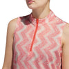 adidas - Women's Ultimate365 Ottoman Printed Sleeveless Polo (IP4233)