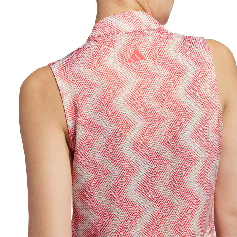 adidas - Women's Ultimate365 Ottoman Printed Sleeveless Polo (IP4233)