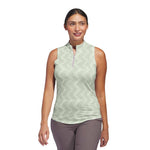 adidas - Women's Ultimate365 Ottoman Printed Sleeveless Polo (IP8689)