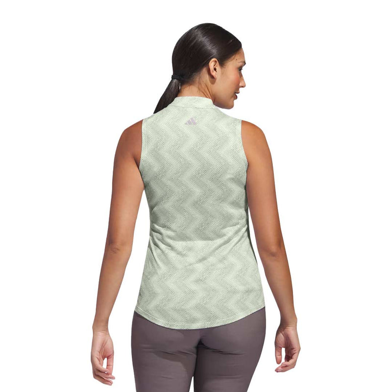 adidas - Women's Ultimate365 Ottoman Printed Sleeveless Polo (IP8689)