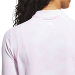 adidas - Women's Ultimate365 Printed 1/4 Zip Mock Neck Top (JN8412)