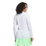 adidas - Women's Ultimate365 Printed 1/4 Zip Mock Neck Top (JZ5433)
