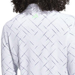 adidas - Women's Ultimate365 Printed 1/4 Zip Mock Neck Top (JZ5433)