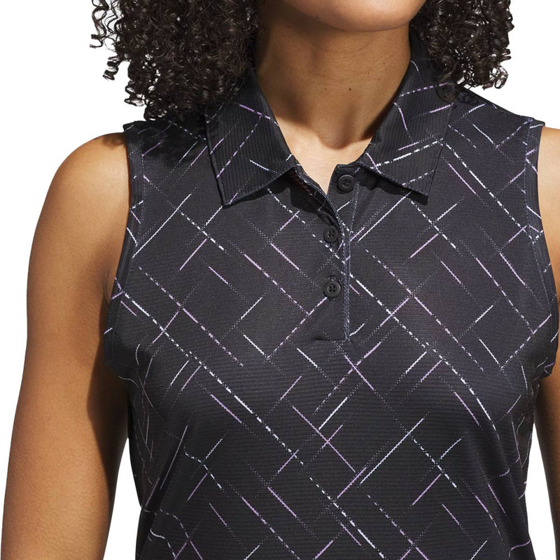 adidas - Women's Ultimate365 Printed Sleeveless Polo (JM7454)