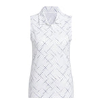 adidas - Women's Ultimate365 Printed Sleeveless Polo (JM1977)