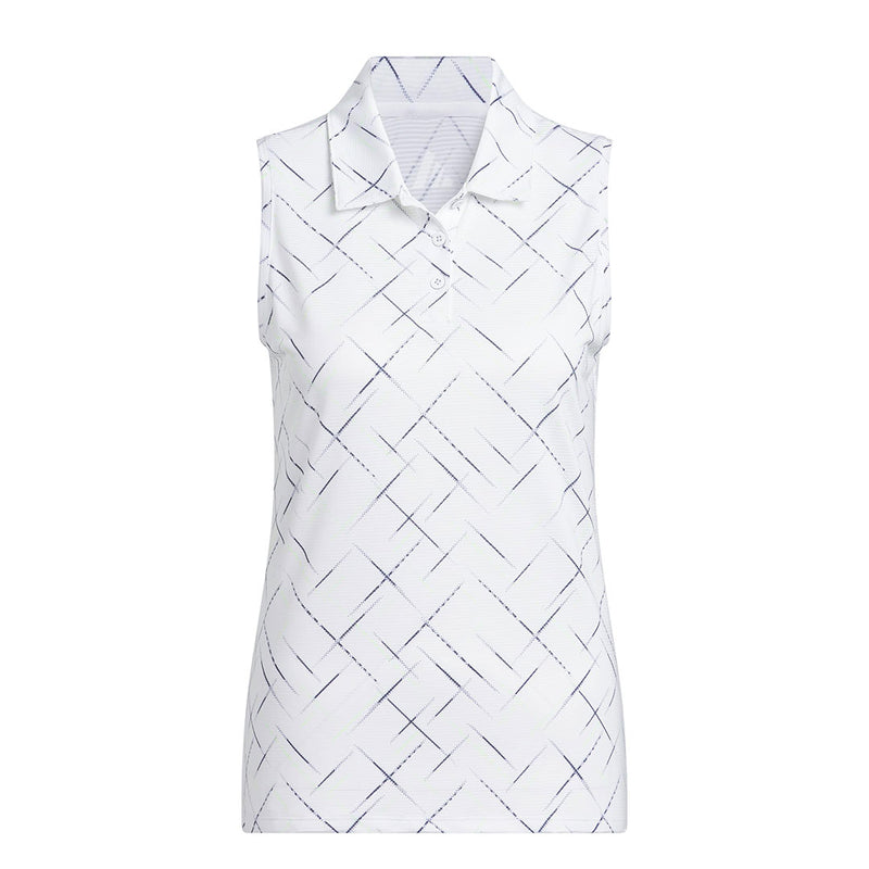 adidas - Women's Ultimate365 Printed Sleeveless Polo (JM1977)