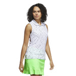 adidas - Women's Ultimate365 Printed Sleeveless Polo (JM1977)