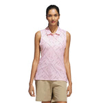 adidas - Women's Ultimate365 Printed Sleeveless Polo (JM1979)