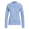 adidas - Women's Ultimate365 Quarter Zip Long Sleeve Golf Polo (Plus Size) (HT1248)