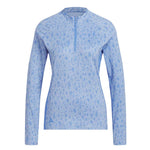 adidas - Women's Ultimate365 Quarter Zip Long Sleeve Golf Polo (Plus Size) (HT1248)