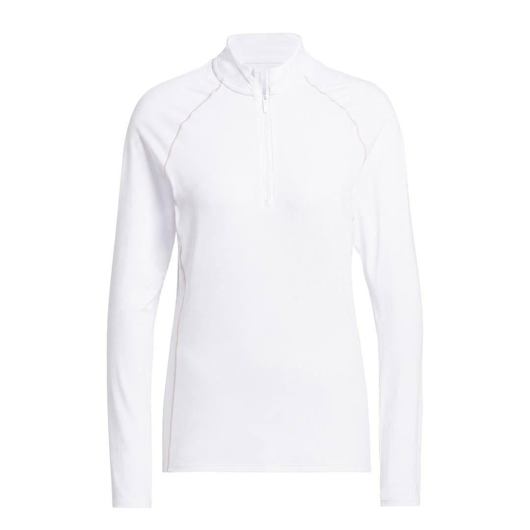 adidas - Women's Ultimate365 Solid 1/4 Zip Mock Polo (IM7871