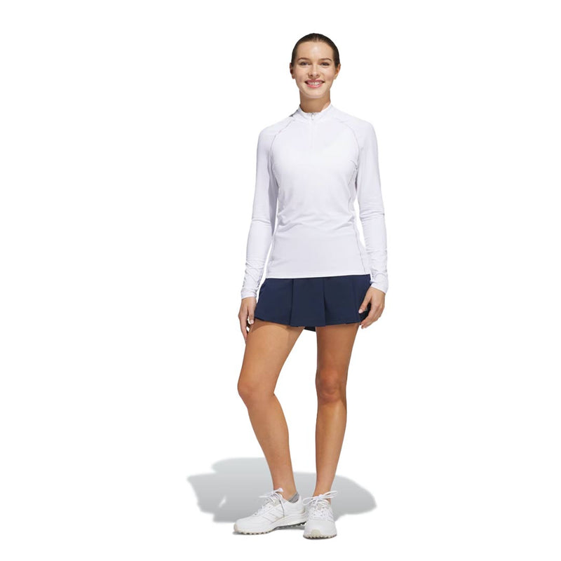adidas - Women's Ultimate365 Solid 1/4 Zip Mock Polo (IM7871)