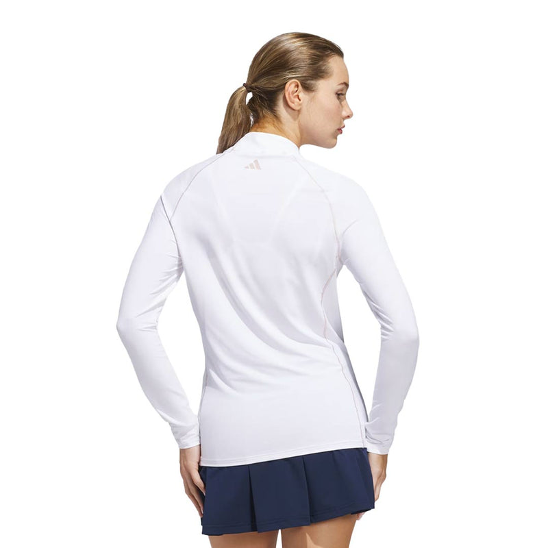 adidas - Women's Ultimate365 Solid 1/4 Zip Mock Polo (IM7871)