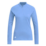 adidas - Women's Ultimate365 Solid Long Sleeve 1/4 Zip Polo (HY3971)