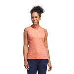 adidas - Women's Ultimate365 Stripe Sleeveless Polo (IT7210)