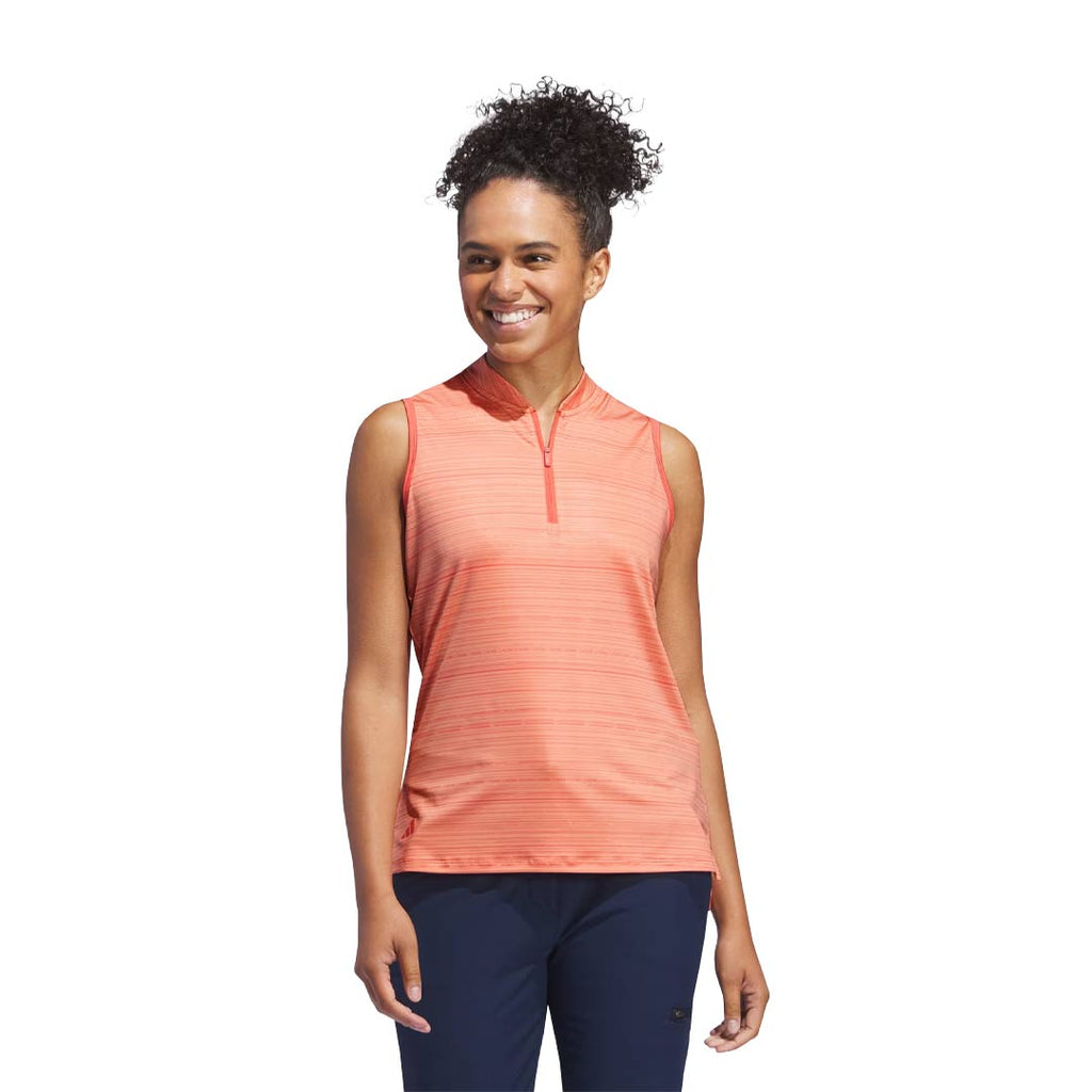 adidas - Women's Ultimate365 Stripe Sleeveless Polo (IT7210)