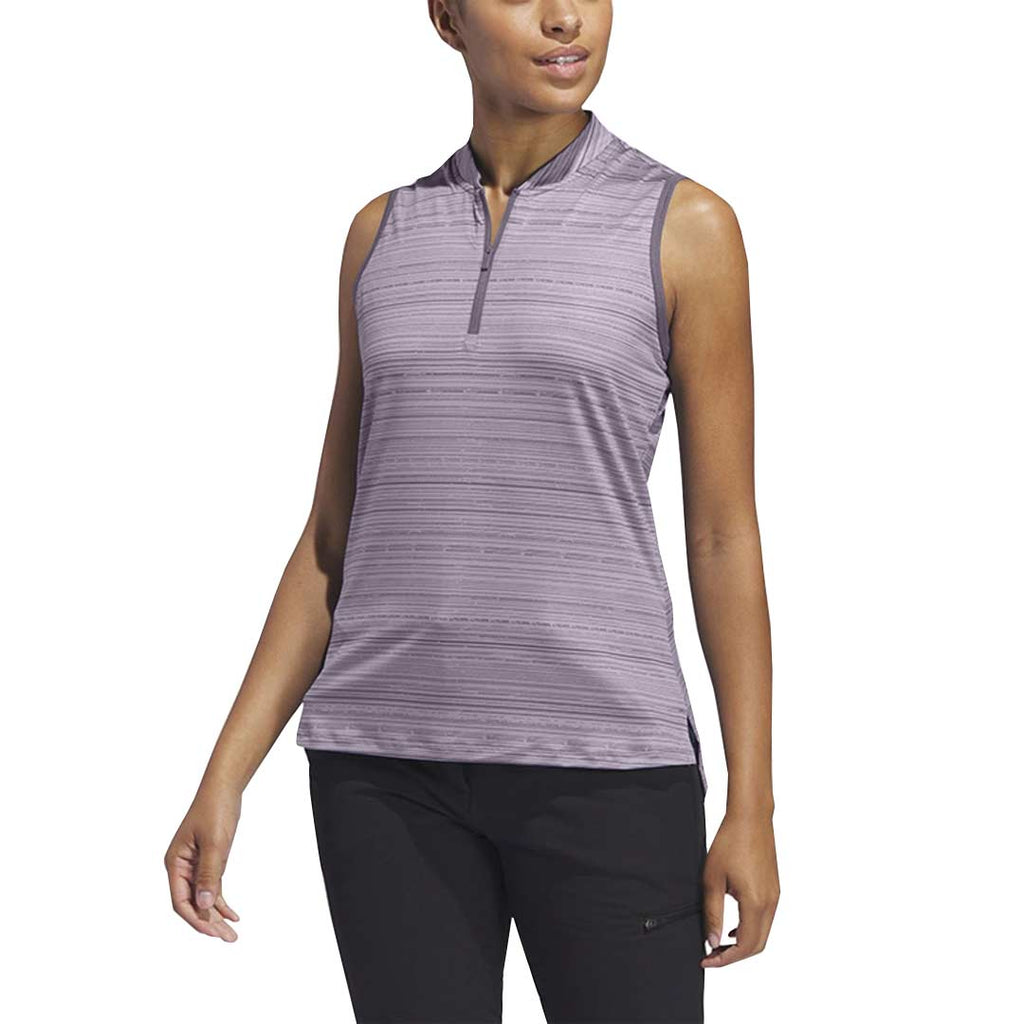 adidas - Women's Ultimate365 Stripe Sleeveless Polo (IV9270)