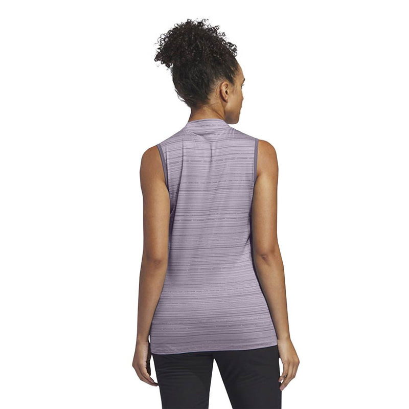 adidas - Women's Ultimate365 Stripe Sleeveless Polo (IV9270)