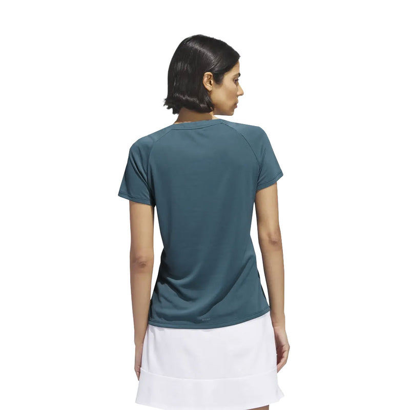 adidas - Women's Ultimate365 Tour HEAT.RDY V-Neck T-Shirt (IB2071)