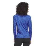 adidas - Women's Ultimate365 Tour Long Sleeve Printed 1/4 Zip Polo (HT1230)