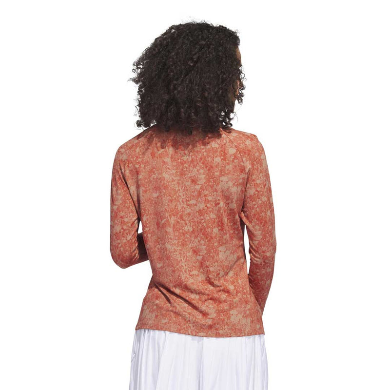adidas - Women's Ultimate365 Tour Long Sleeve Printed Golf Polo (HS8979)