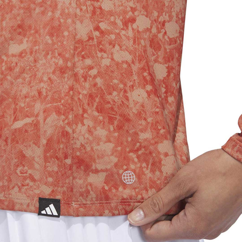 adidas - Women's Ultimate365 Tour Long Sleeve Printed Golf Polo (HS8979)